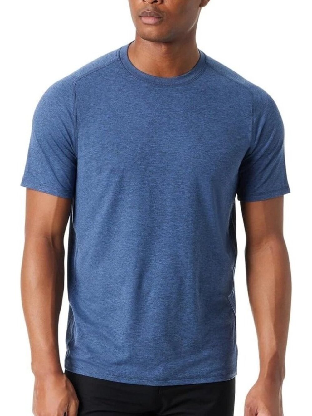 NWT Bass Outdoor Men's XL Blue Microtech Performance Short Sleeve Tee C0689